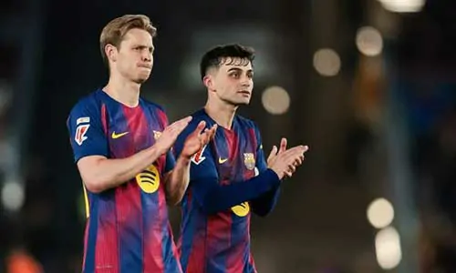 تغطية وأخبار هكذا علق فرينكي دي يونغ بعد خروج برشلونة من دوري أبطال أوروبا “لم يحالفنا الحظ” - كورة جول